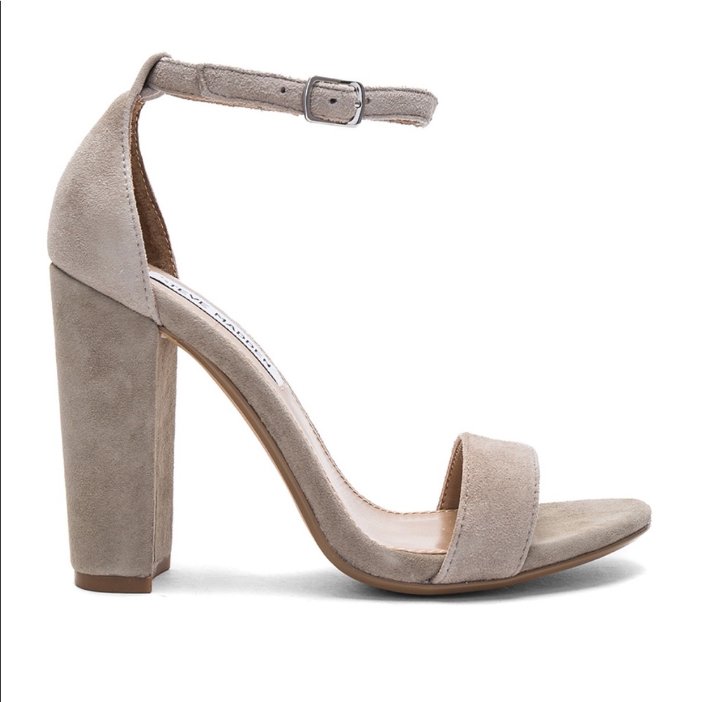 Steve Madden Carrson 4in. block heel, taupe suede